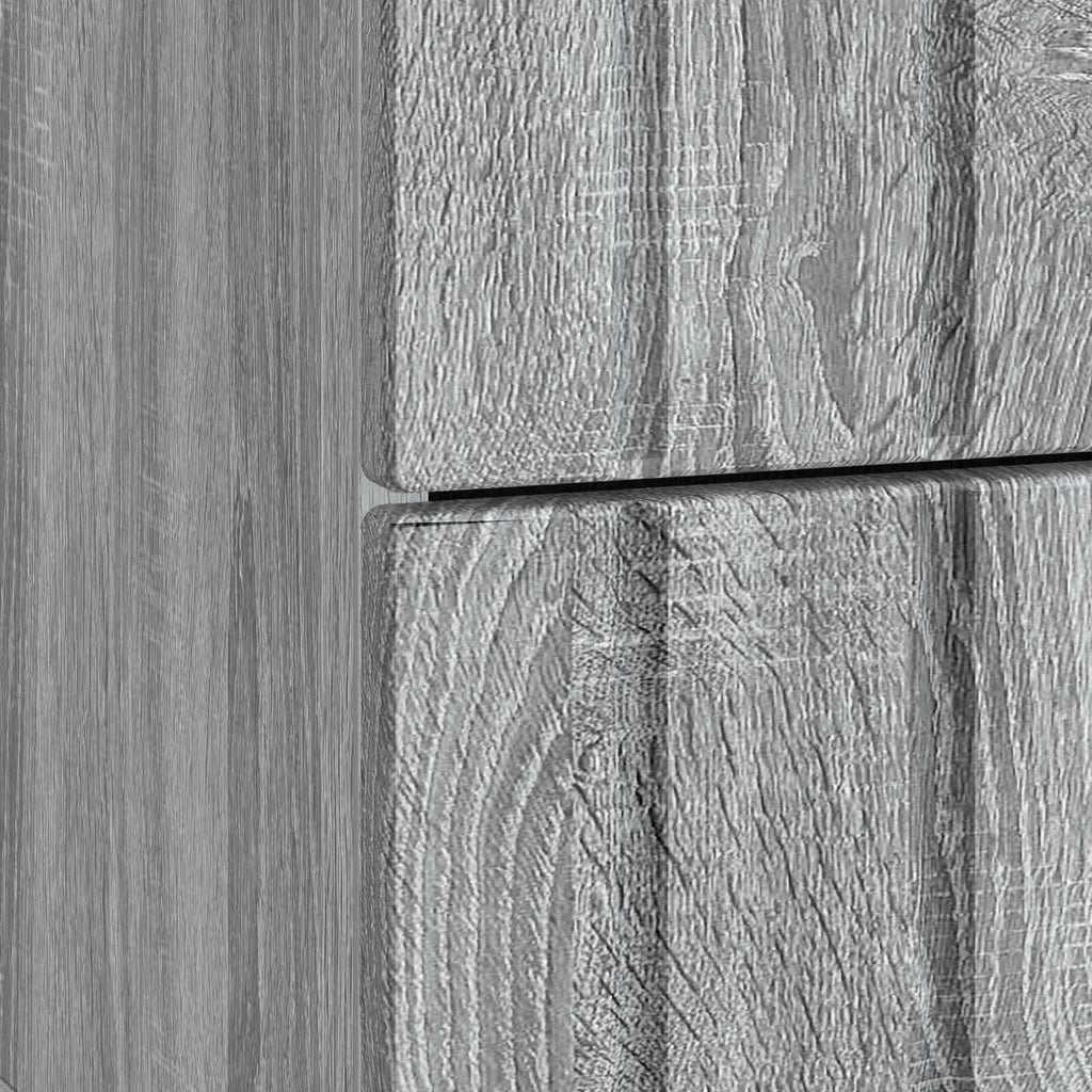 vidaXL Szafka Nocna z szufladą 2 pcs Szary Sonoma 43 x 34,5 x 49,5 cm