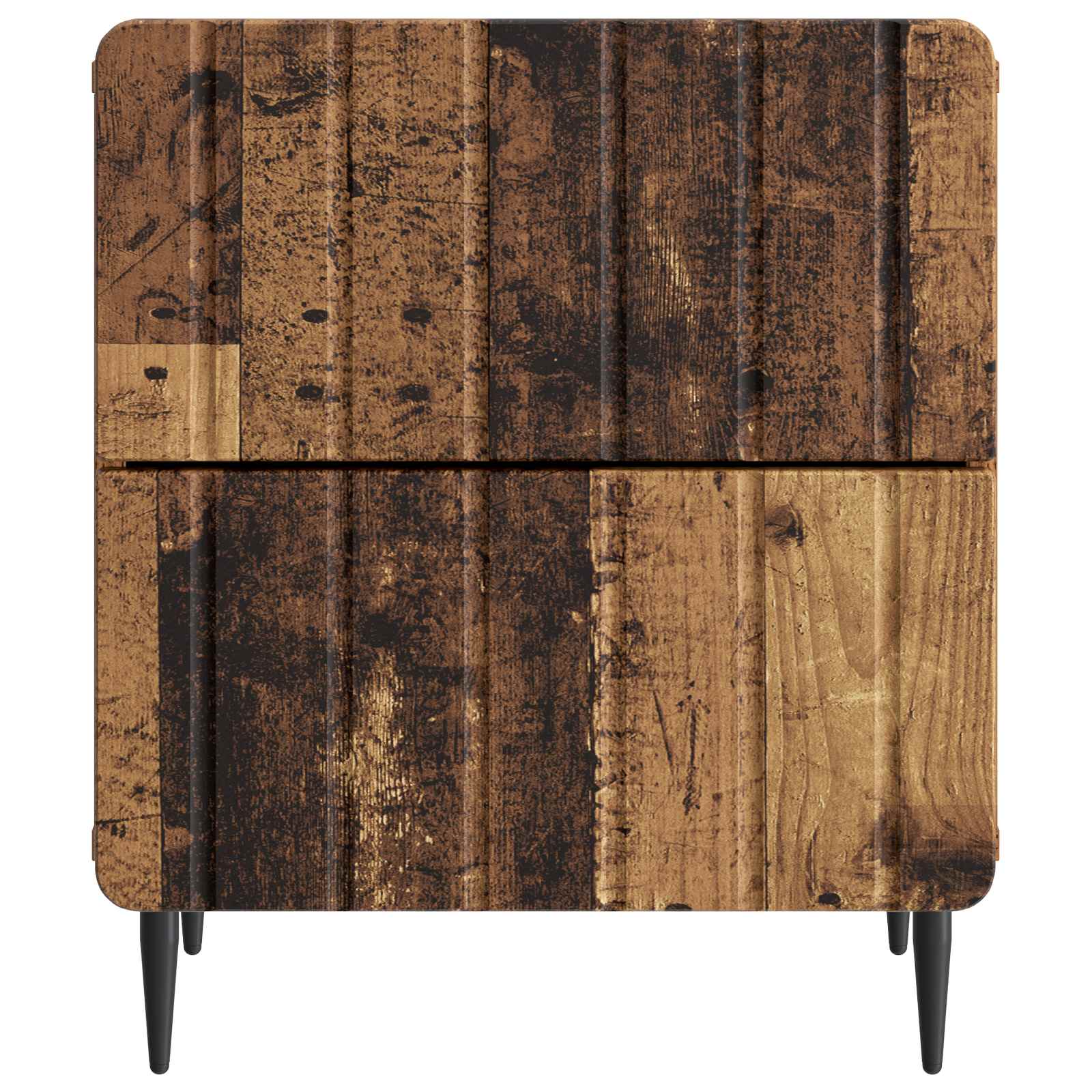 vidaXL Szafka Nocna z szufladą Stare drewno 43 x 34,5 x 49,5 cm