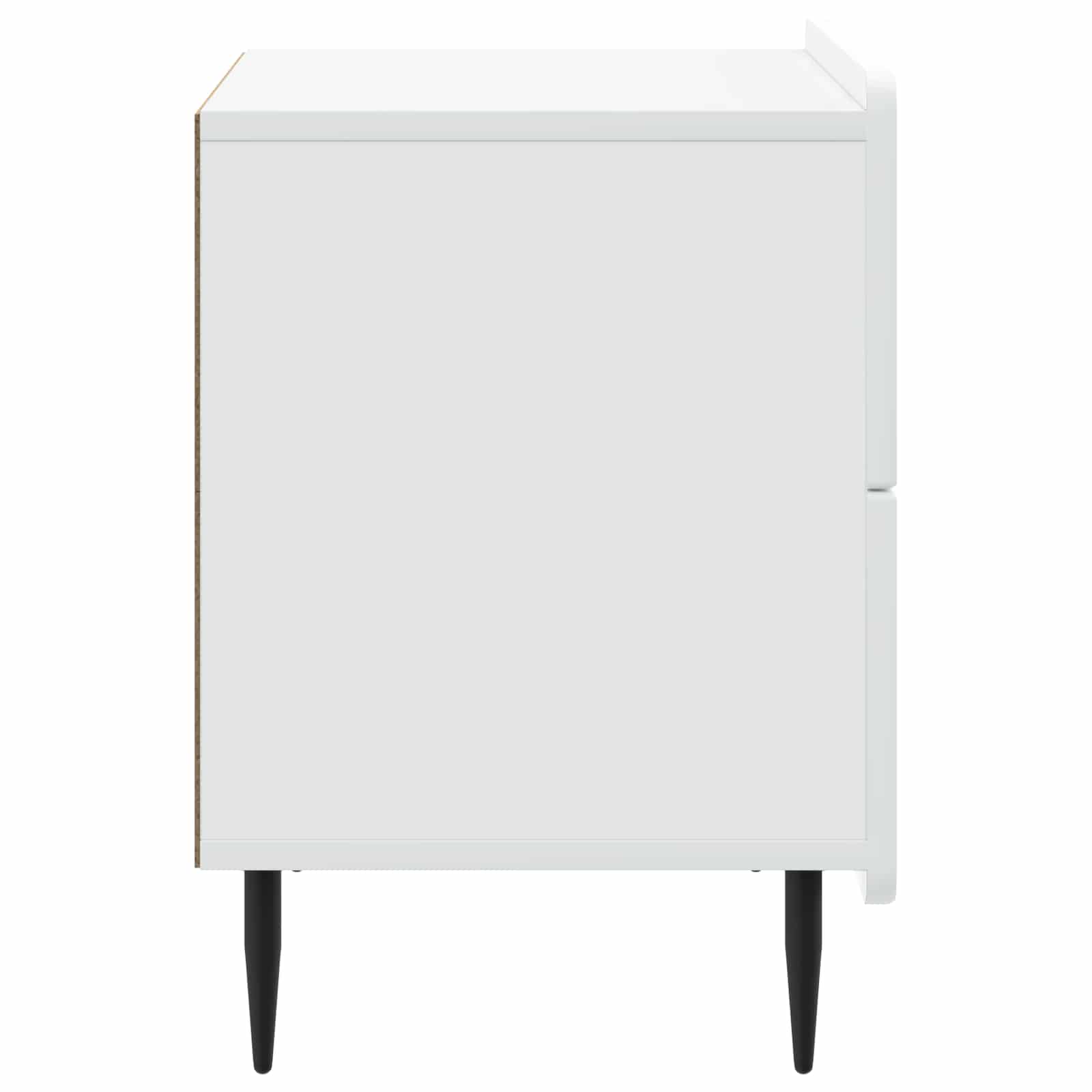 vidaXL Szafka Nocna Biały 62 x 34,5 x 49,5 cm Drewno inżynieryjne