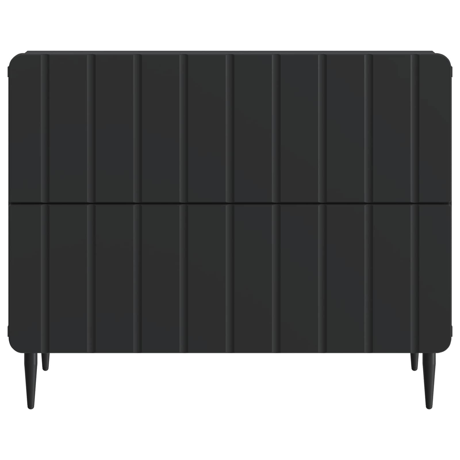 vidaXL Szafka Nocna Czarny 62 x 34,5 x 49,5 cm Drewno inżynieryjne