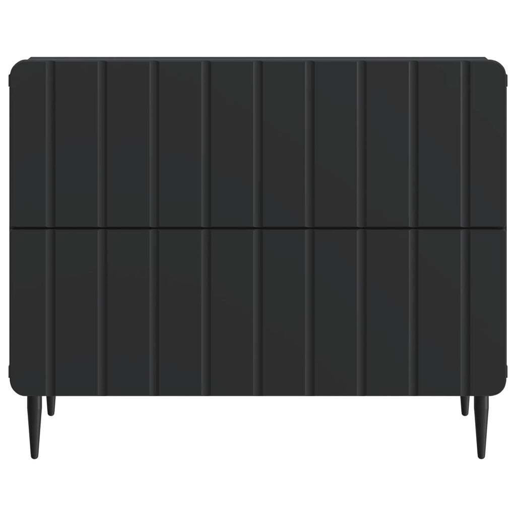 vidaXL Szafka Nocna Czarny 62 x 34,5 x 49,5 cm Drewno inżynieryjne