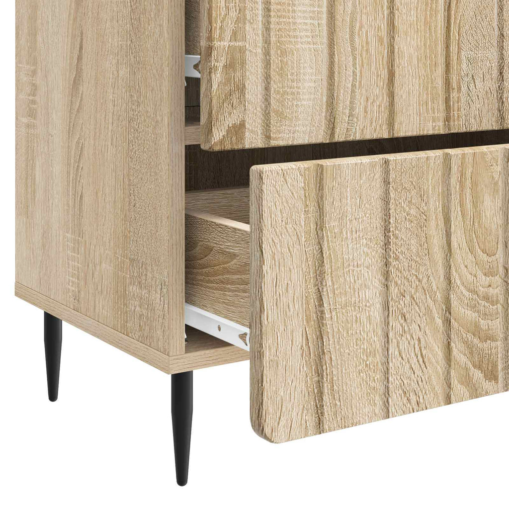 vidaXL Szafka Nocna dąb Sonoma 62 x 34,5 x 49,5 cm Drewno inżynieryjne
