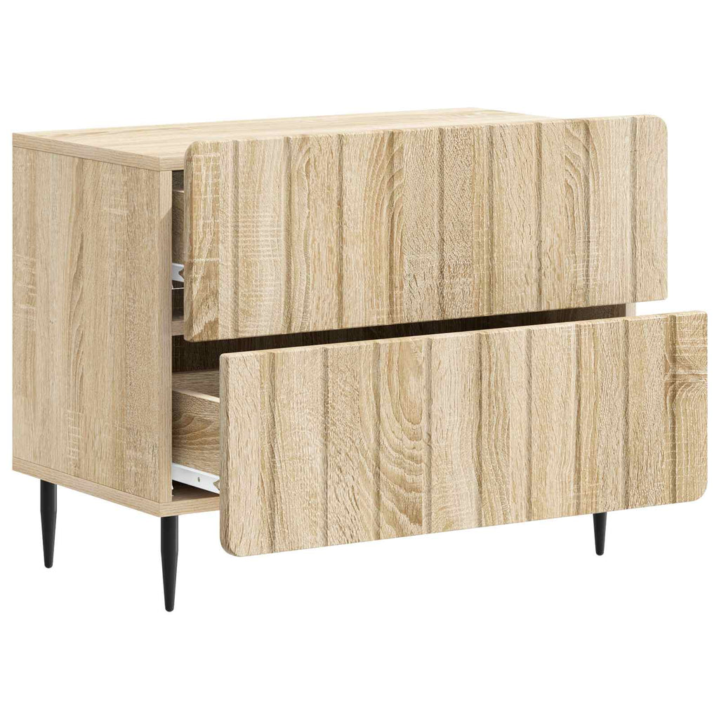 vidaXL Szafka Nocna dąb Sonoma 62 x 34,5 x 49,5 cm Drewno inżynieryjne