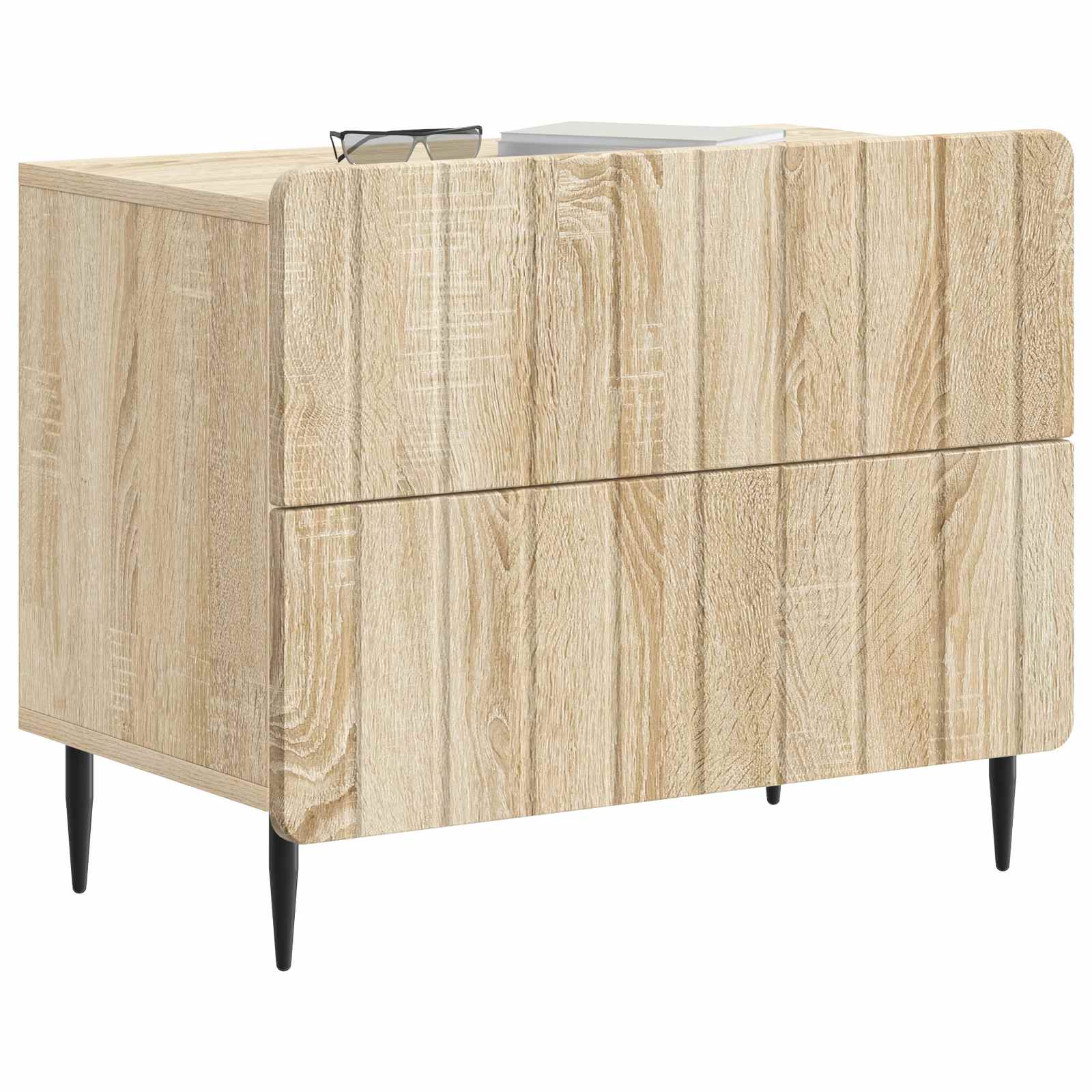 vidaXL Szafka Nocna dąb Sonoma 62 x 34,5 x 49,5 cm Drewno inżynieryjne