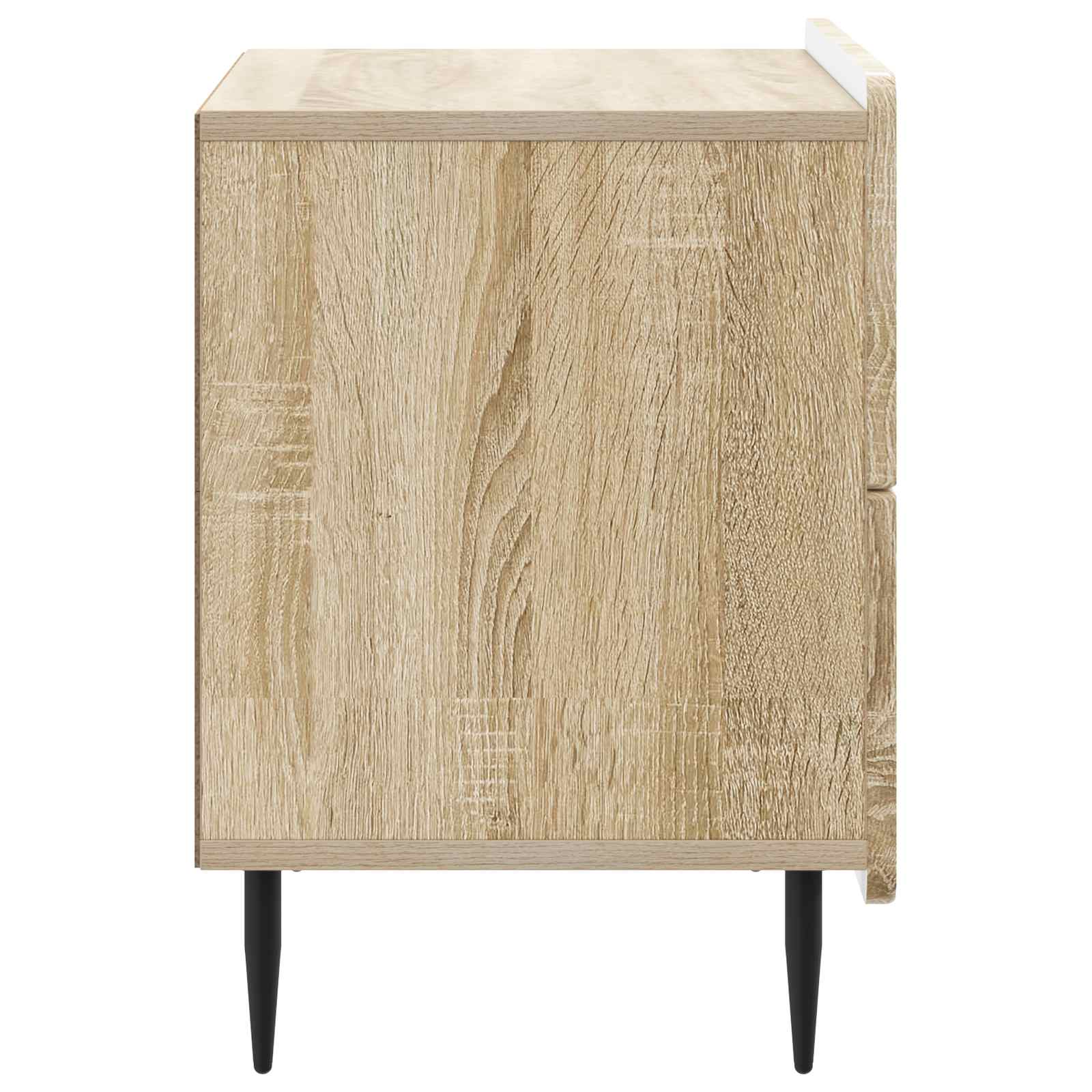 vidaXL Szafka Nocna dąb Sonoma 62 x 34,5 x 49,5 cm Drewno inżynieryjne