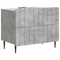 vidaXL Szafka Nocna z szufladą Betonowy szary 62 x 34,5 x 49,5 cm