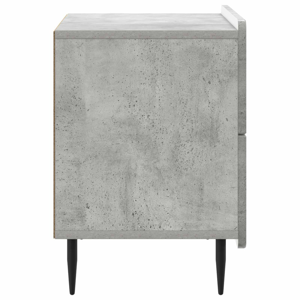 vidaXL Szafka Nocna z szufladą Betonowy szary 62 x 34,5 x 49,5 cm