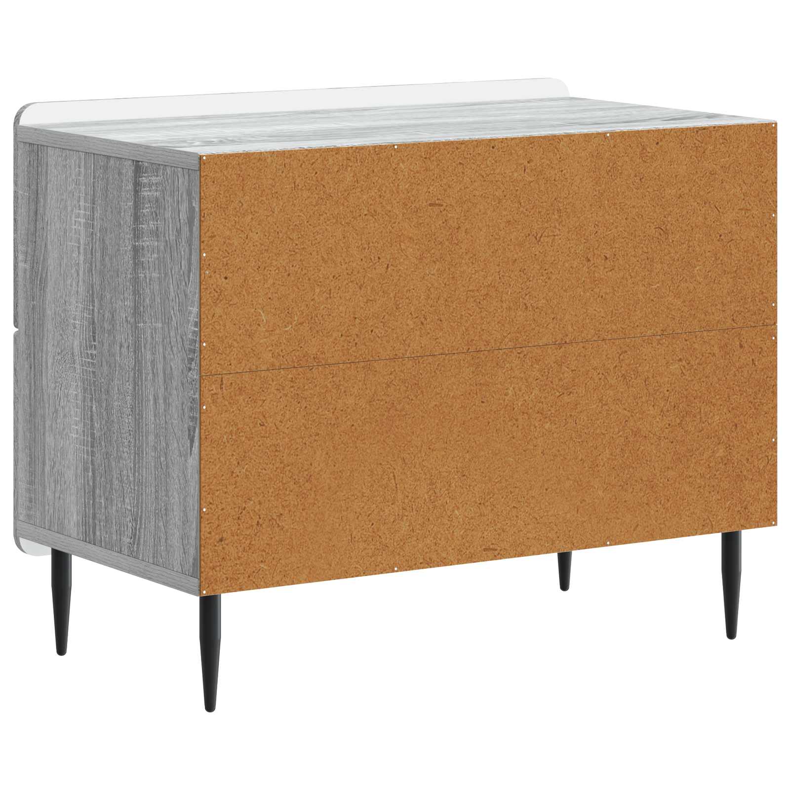 vidaXL Szafka Nocna z szufladą Szary Sonoma 62 x 34,5 x 49,5 cm
