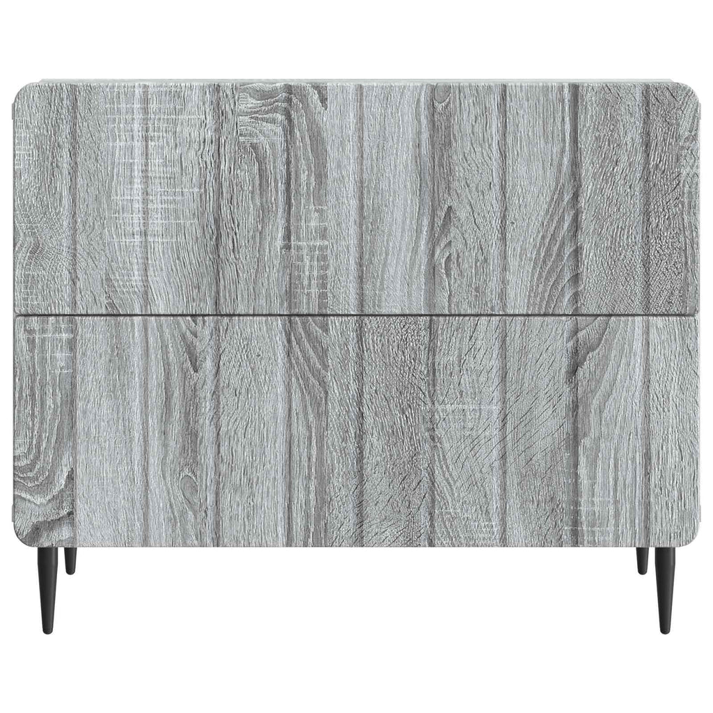 vidaXL Szafka Nocna z szufladą Szary Sonoma 62 x 34,5 x 49,5 cm