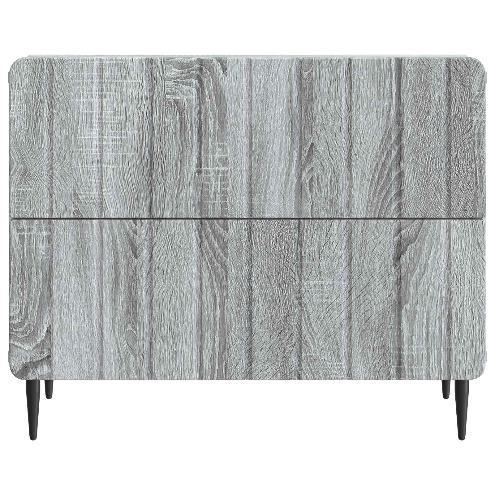 vidaXL Szafka Nocna z szufladą Szary Sonoma 62 x 34,5 x 49,5 cm