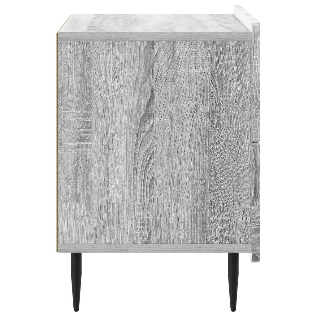 vidaXL Szafka Nocna z szufladą Szary Sonoma 62 x 34,5 x 49,5 cm