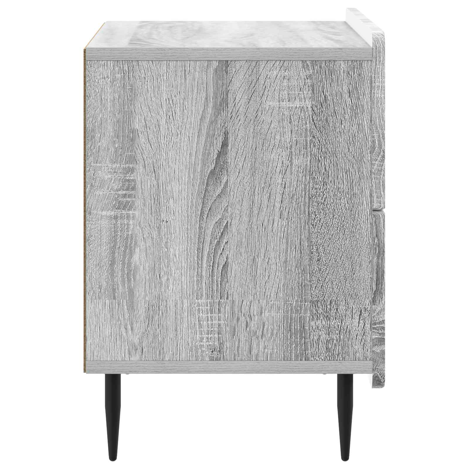 vidaXL Szafka Nocna z szufladą Szary Sonoma 62 x 34,5 x 49,5 cm