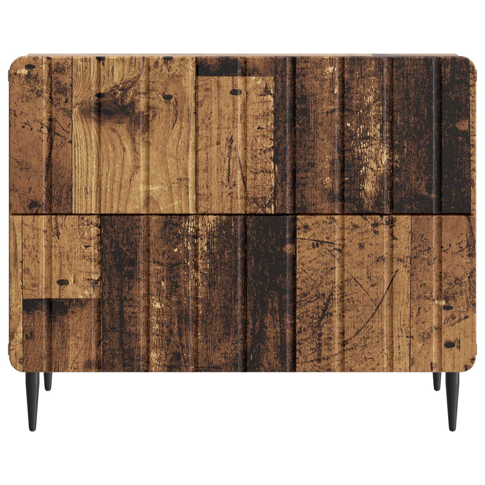 vidaXL Szafka Nocna z szufladą Stare drewno 62 x 34,5 x 49,5 cm
