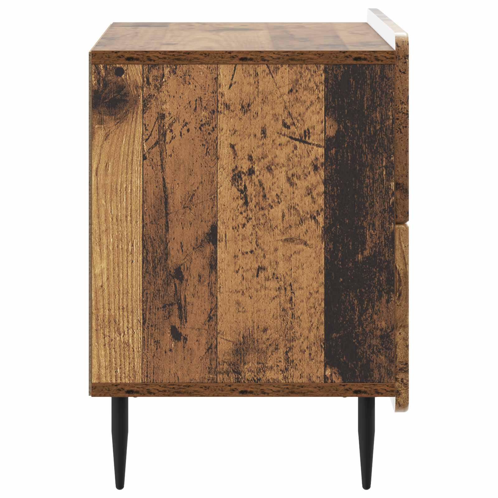 vidaXL Szafka Nocna z szufladą Stare drewno 62 x 34,5 x 49,5 cm