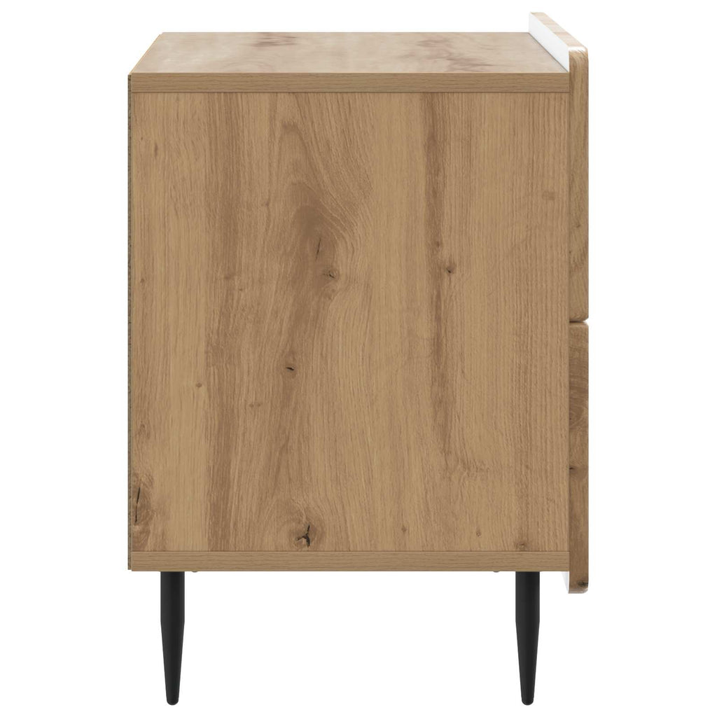 vidaXL Szafka Nocna z szufladą Dąb artisan 62 x 34,5 x 49,5 cm
