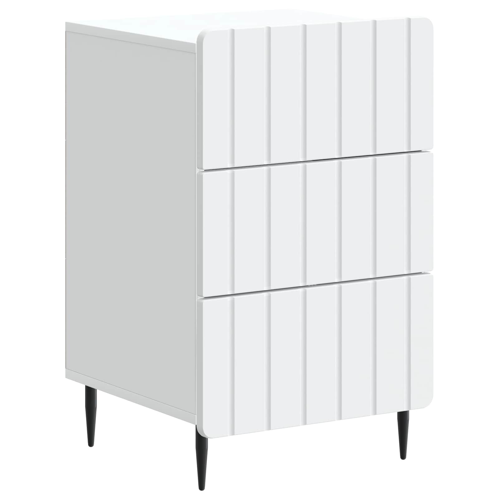 vidaXL Szafka Nocna Biały 43x 41 x 68 cm Drewno inżynieryjne
