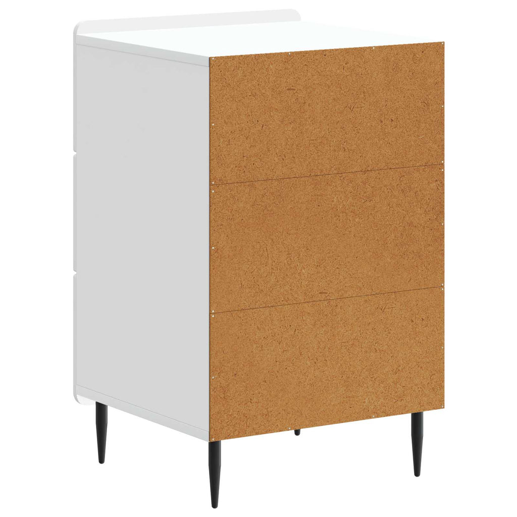 vidaXL Szafka Nocna Biały 43x 41 x 68 cm Drewno inżynieryjne