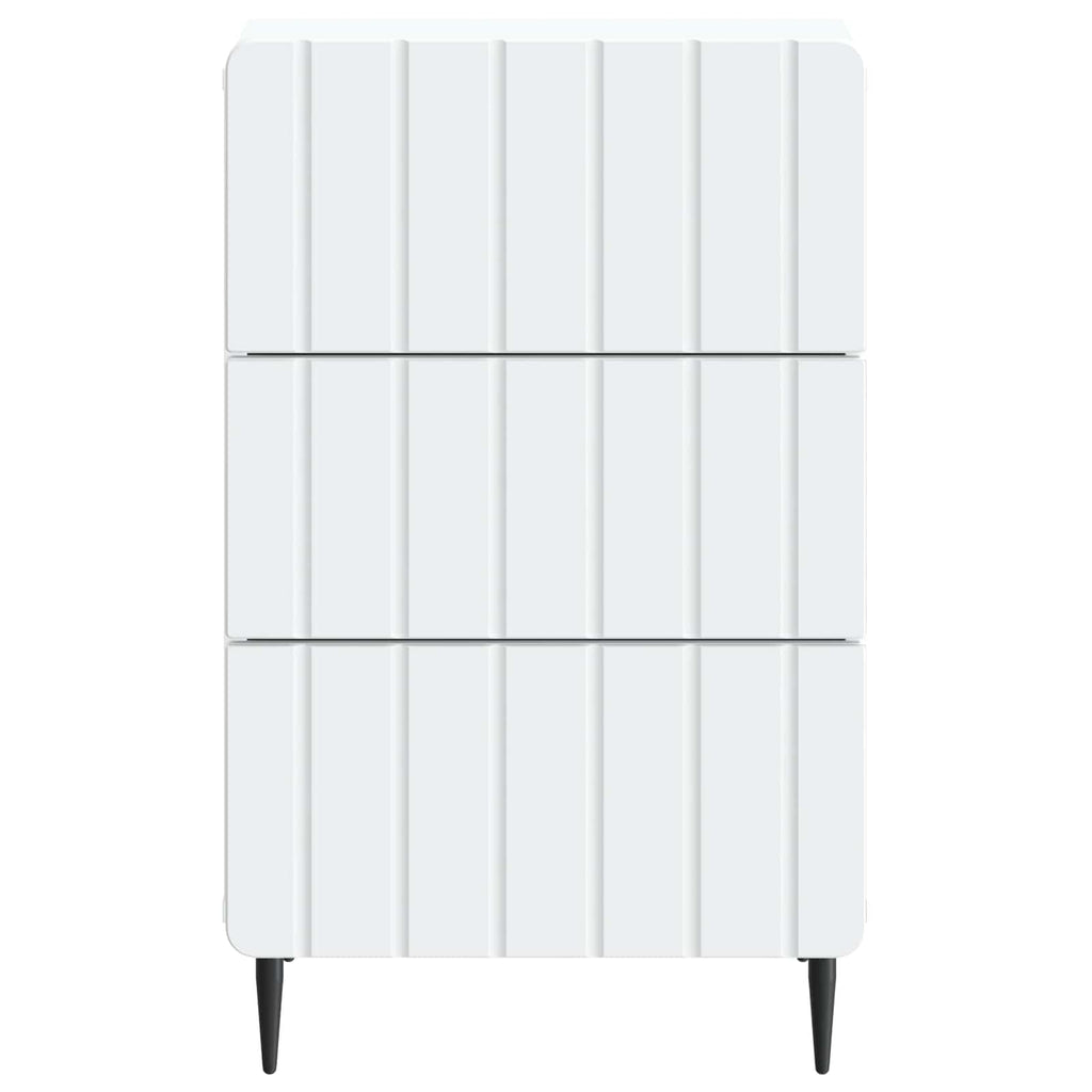 vidaXL Szafka Nocna Biały 43x 41 x 68 cm Drewno inżynieryjne