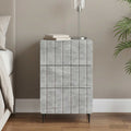 vidaXL Szafka Nocna Betonowy szary 43x 41 x 68 cm Drewno inżynieryjne