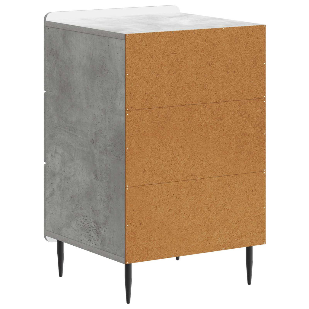 vidaXL Szafka Nocna Betonowy szary 43x 41 x 68 cm Drewno inżynieryjne