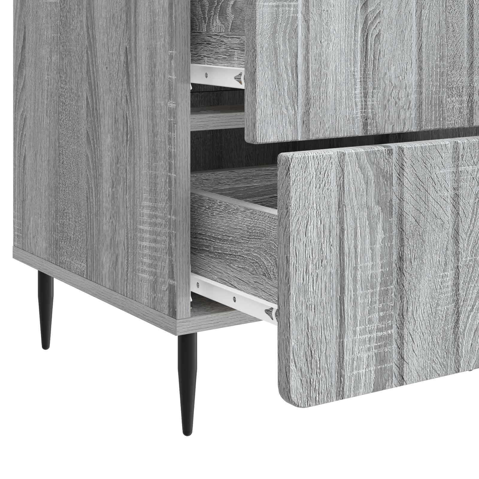 vidaXL Szafka Nocna Szary Sonoma 43x 41 x 68 cm Drewno inżynieryjne