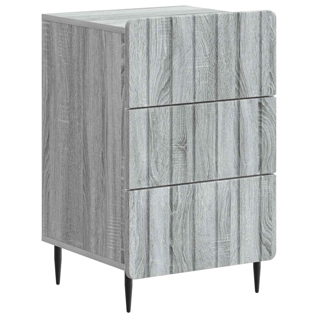 vidaXL Szafka Nocna Szary Sonoma 43x 41 x 68 cm Drewno inżynieryjne