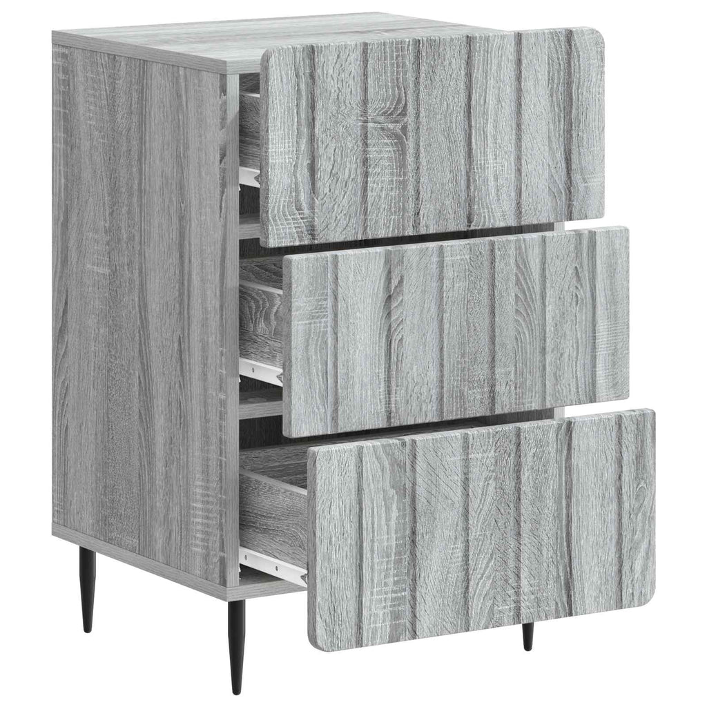 vidaXL Szafka Nocna Szary Sonoma 43x 41 x 68 cm Drewno inżynieryjne