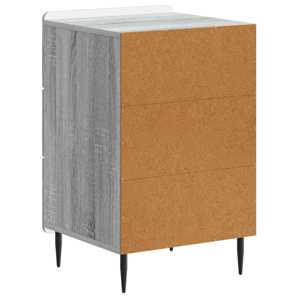 vidaXL Szafka Nocna Szary Sonoma 43x 41 x 68 cm Drewno inżynieryjne