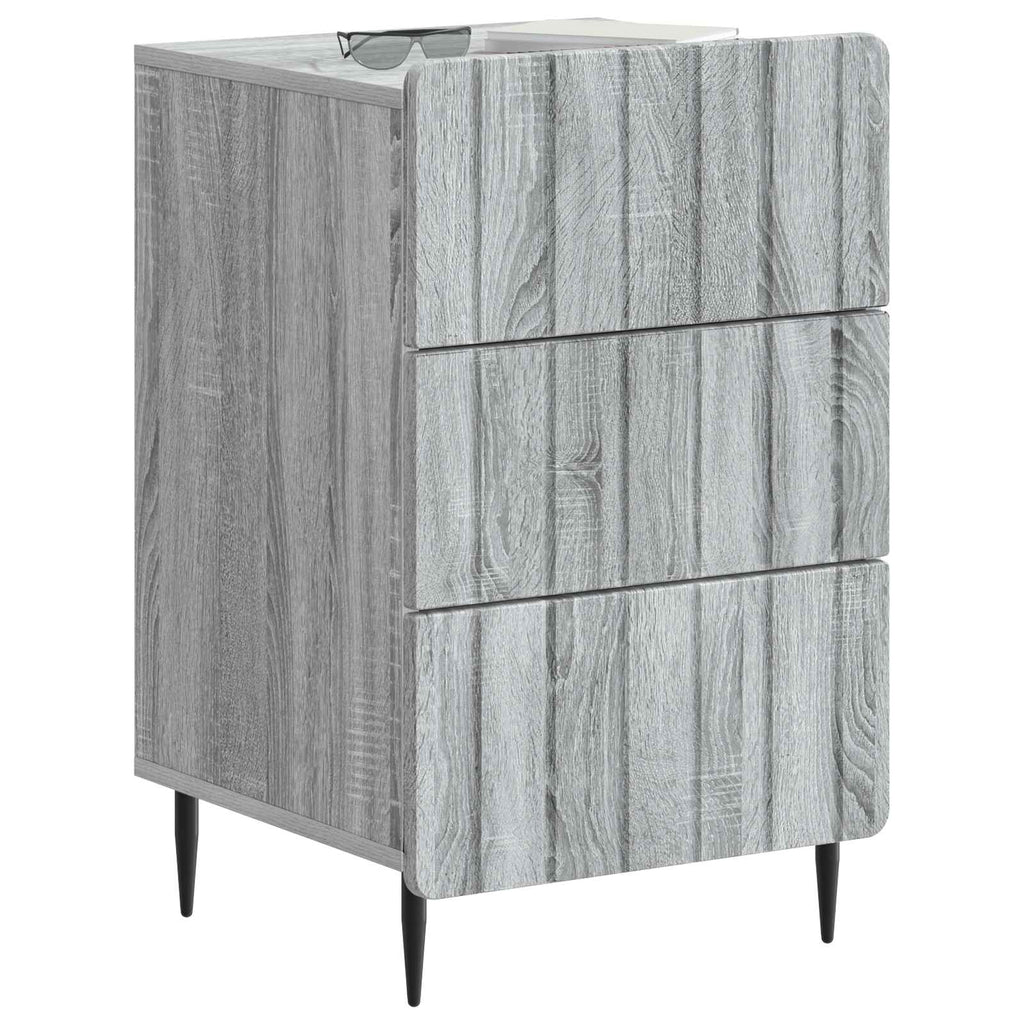 vidaXL Szafka Nocna Szary Sonoma 43x 41 x 68 cm Drewno inżynieryjne