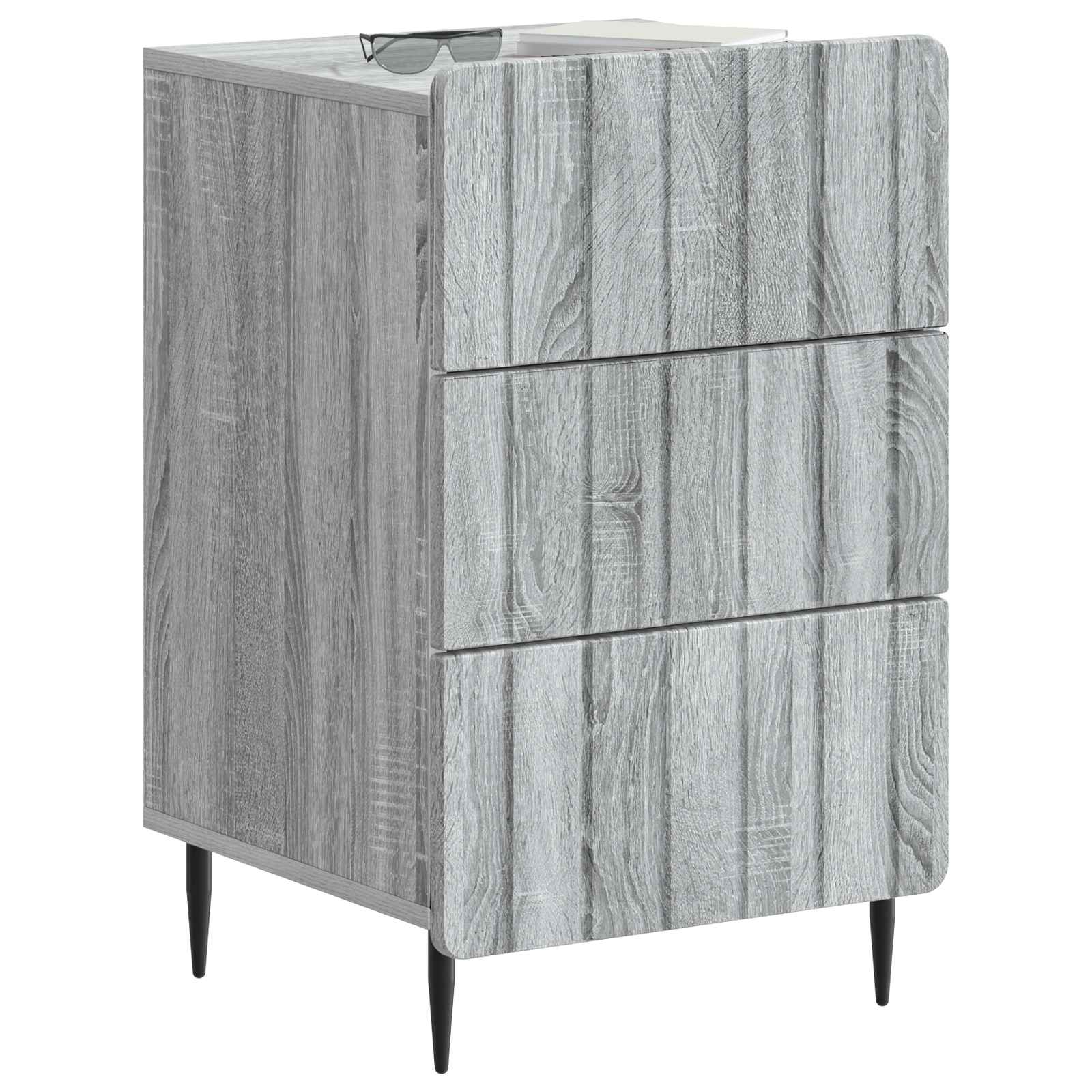vidaXL Szafka Nocna Szary Sonoma 43x 41 x 68 cm Drewno inżynieryjne