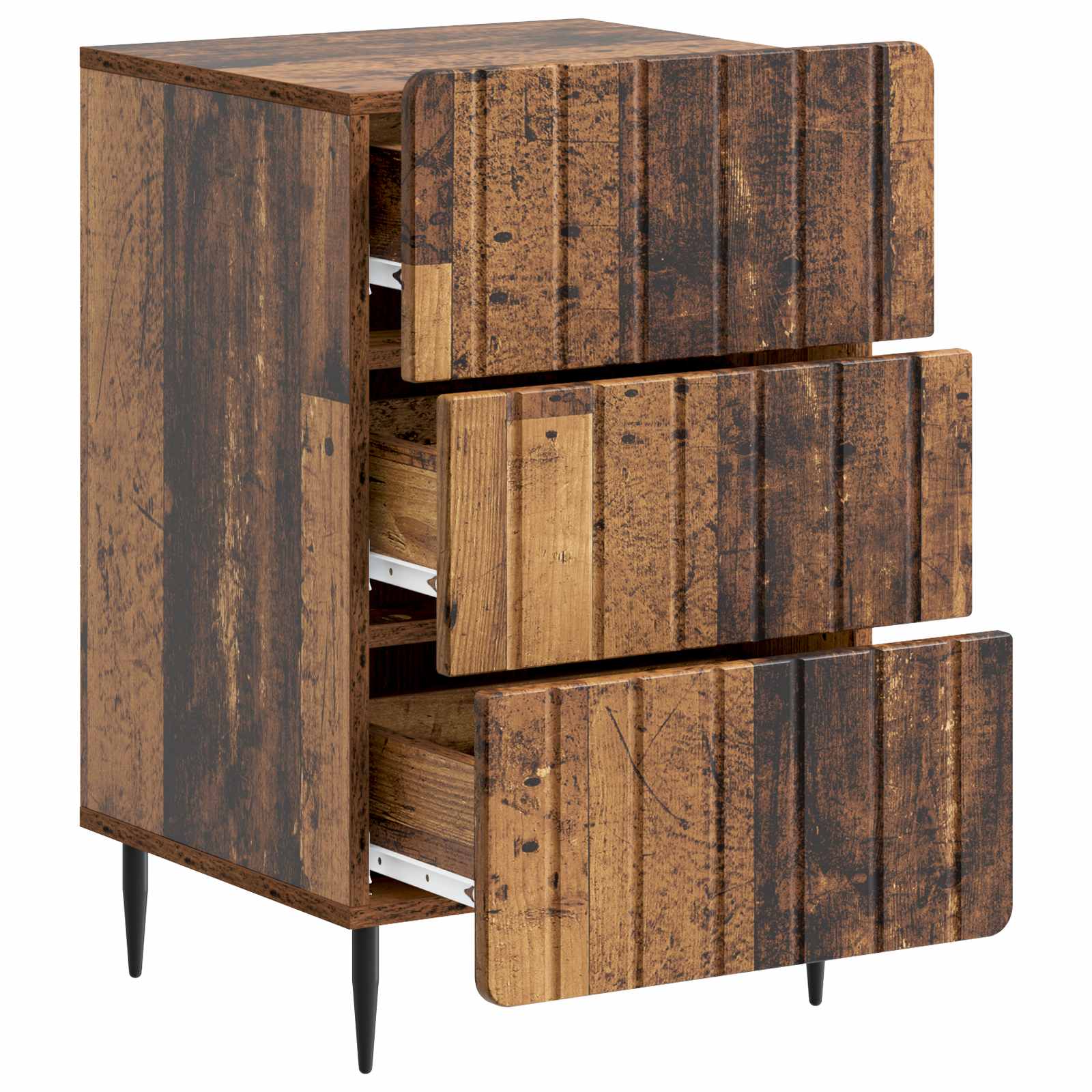 vidaXL Szafka Nocna Stare drewno 43x 41 x 68 cm Drewno inżynieryjne