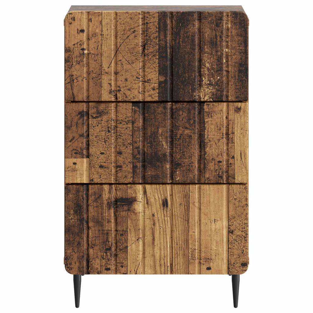 vidaXL Szafka Nocna Stare drewno 43x 41 x 68 cm Drewno inżynieryjne