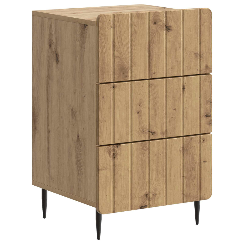 vidaXL Szafka Nocna Dąb artisan 43x 41 x 68 cm Drewno inżynieryjne