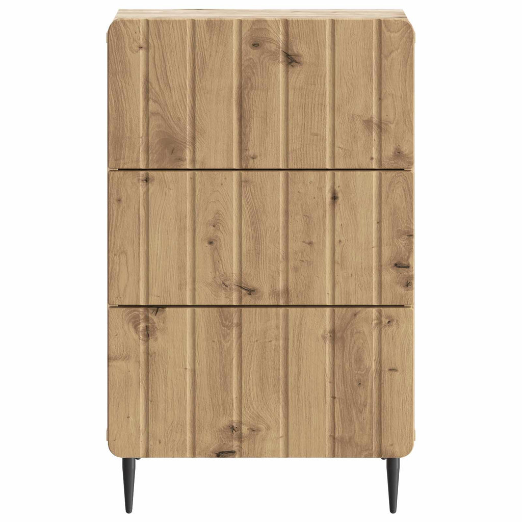 vidaXL Szafka Nocna Dąb artisan 43x 41 x 68 cm Drewno inżynieryjne