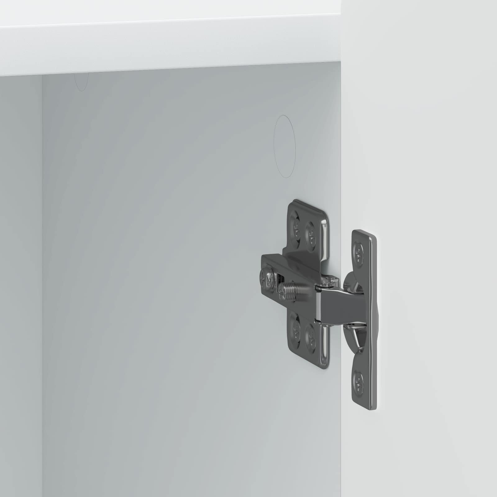vidaXL Szafka Nocna 2 pcs Biały 43 x 34,5 x 52 cm Drewno inżynieryjne