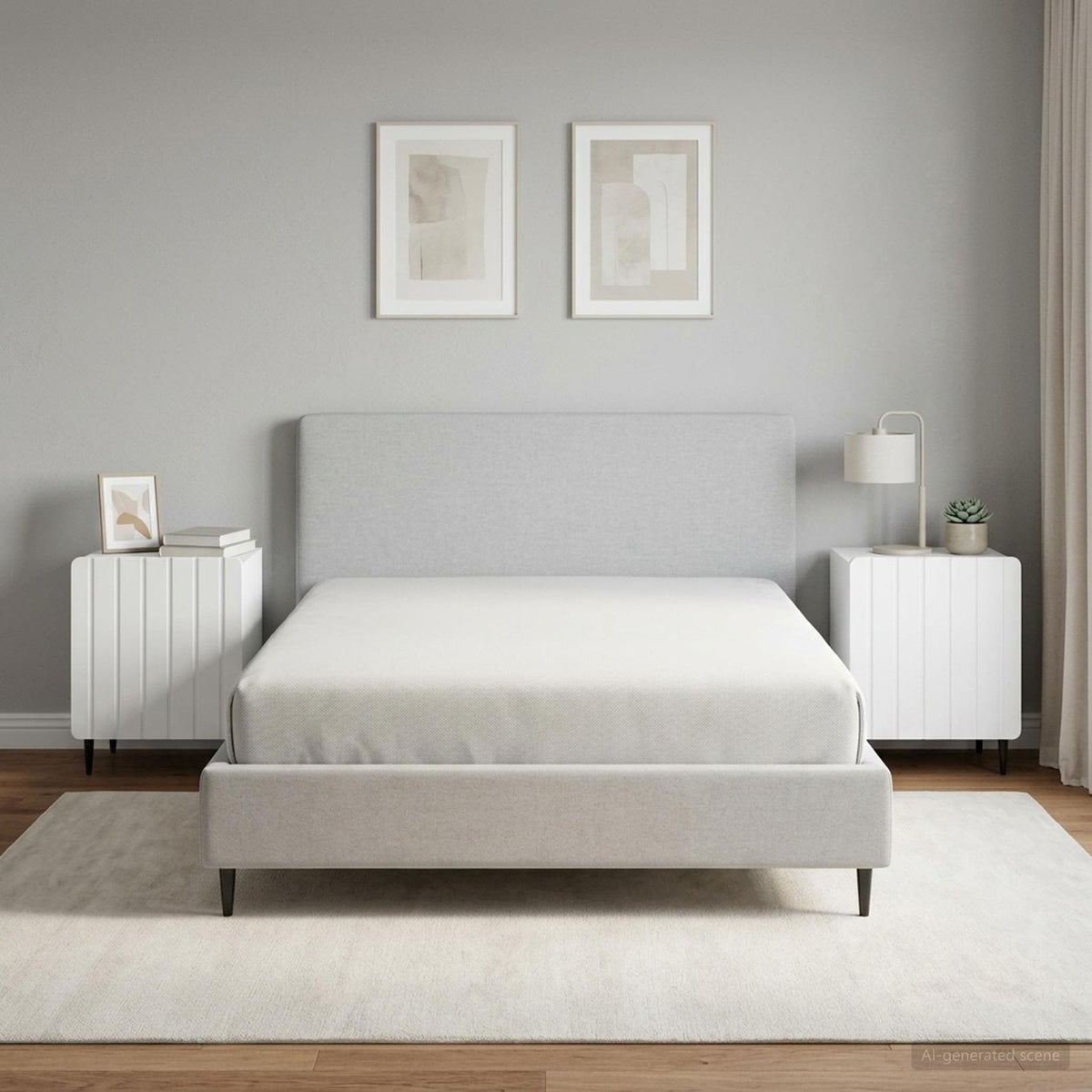 vidaXL Szafka Nocna 2 szt. Biały 43 x 34,5 x 52 cm Drewno inżynieryjne