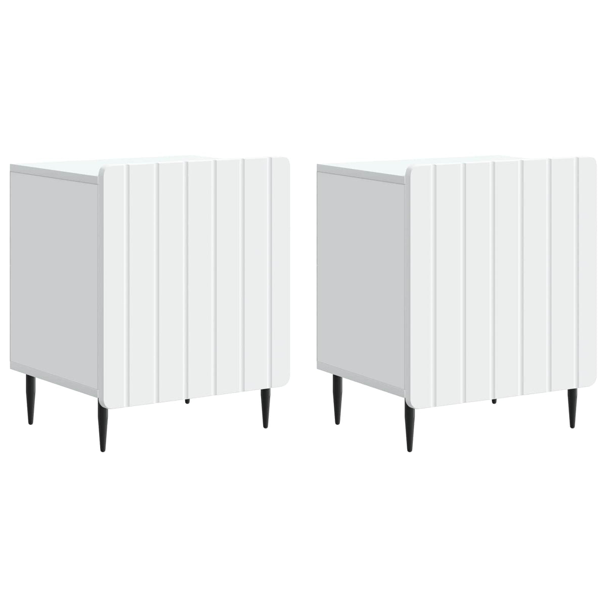 vidaXL Szafka Nocna 2 szt. Biały 43 x 34,5 x 52 cm Drewno inżynieryjne