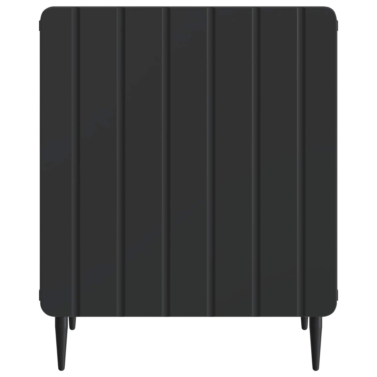 vidaXL Szafka Nocna 2 pcs Czarny 43 x 34,5 x 52 cm Drewno inżynieryjne