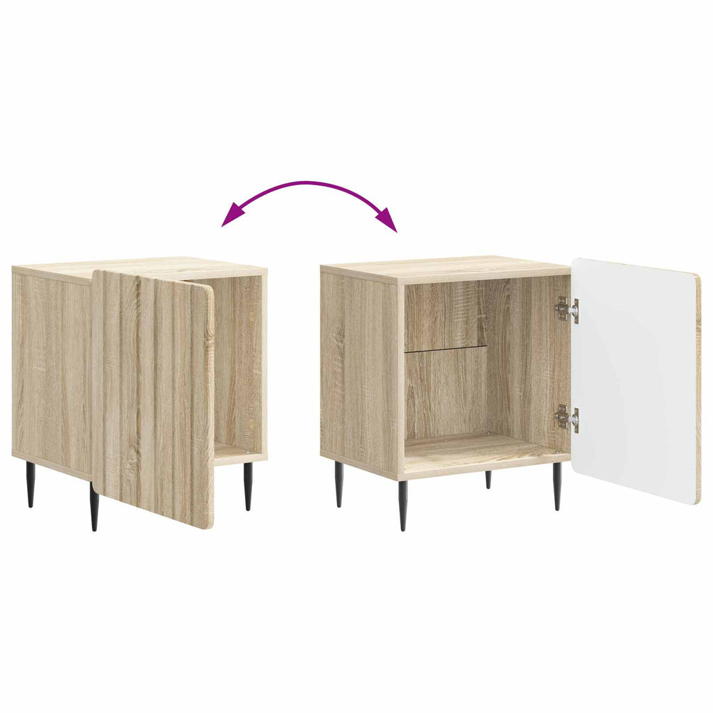 vidaXL Szafka Nocna dąb Sonoma 43 x 34,5 x 52 cm Drewno inżynieryjne