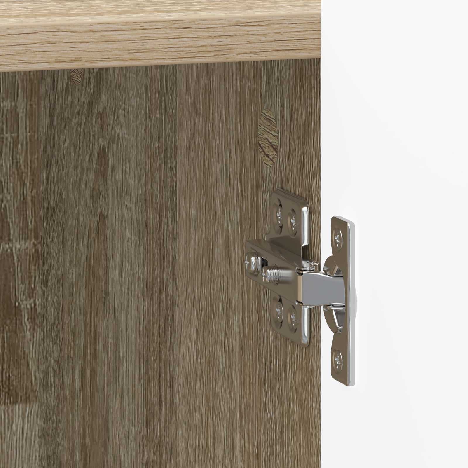 vidaXL Szafka Nocna 2 pcs dąb Sonoma 43 x 34,5 x 52 cm