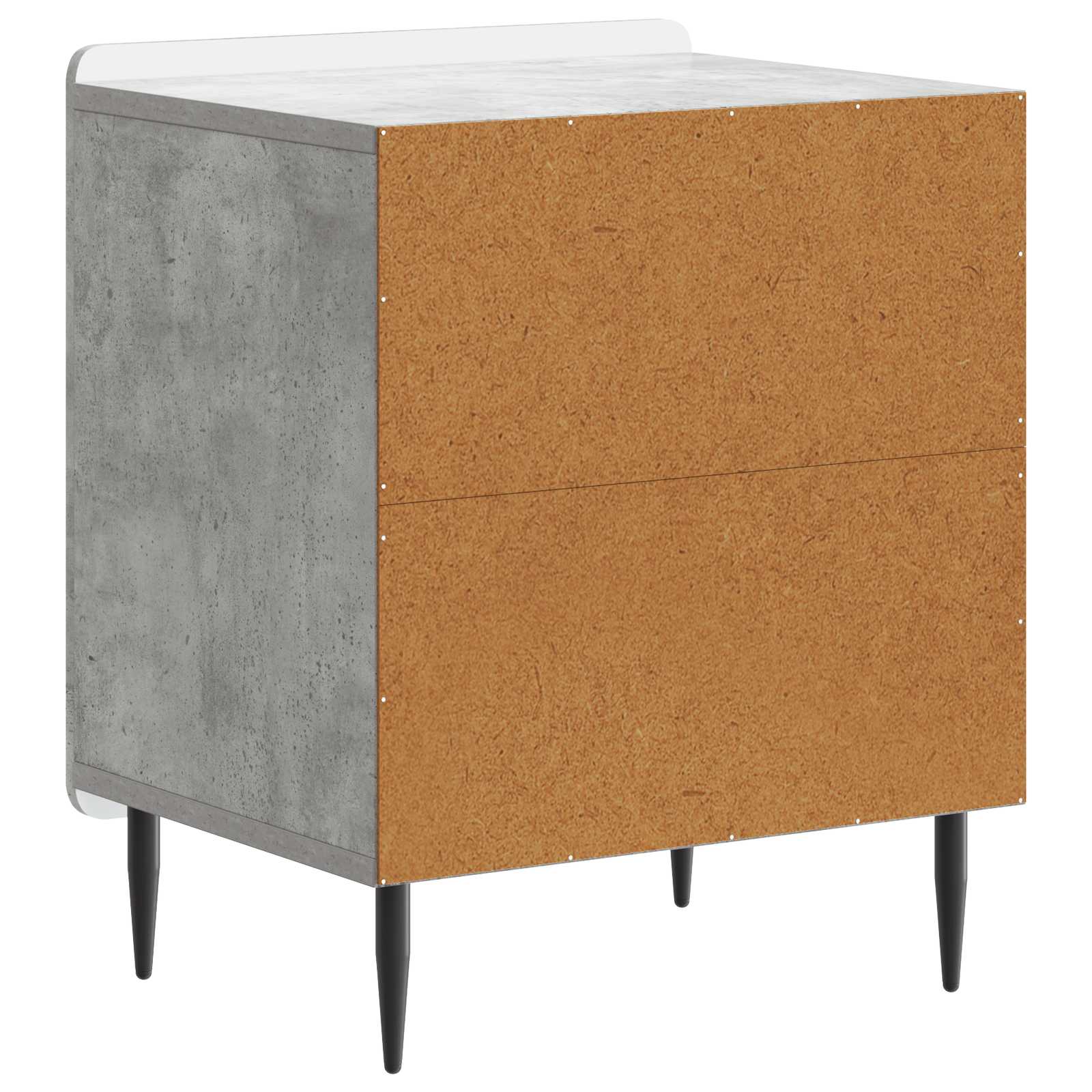 vidaXL Szafka Nocna Betonowy szary 43 x 34,5 x 52 cm