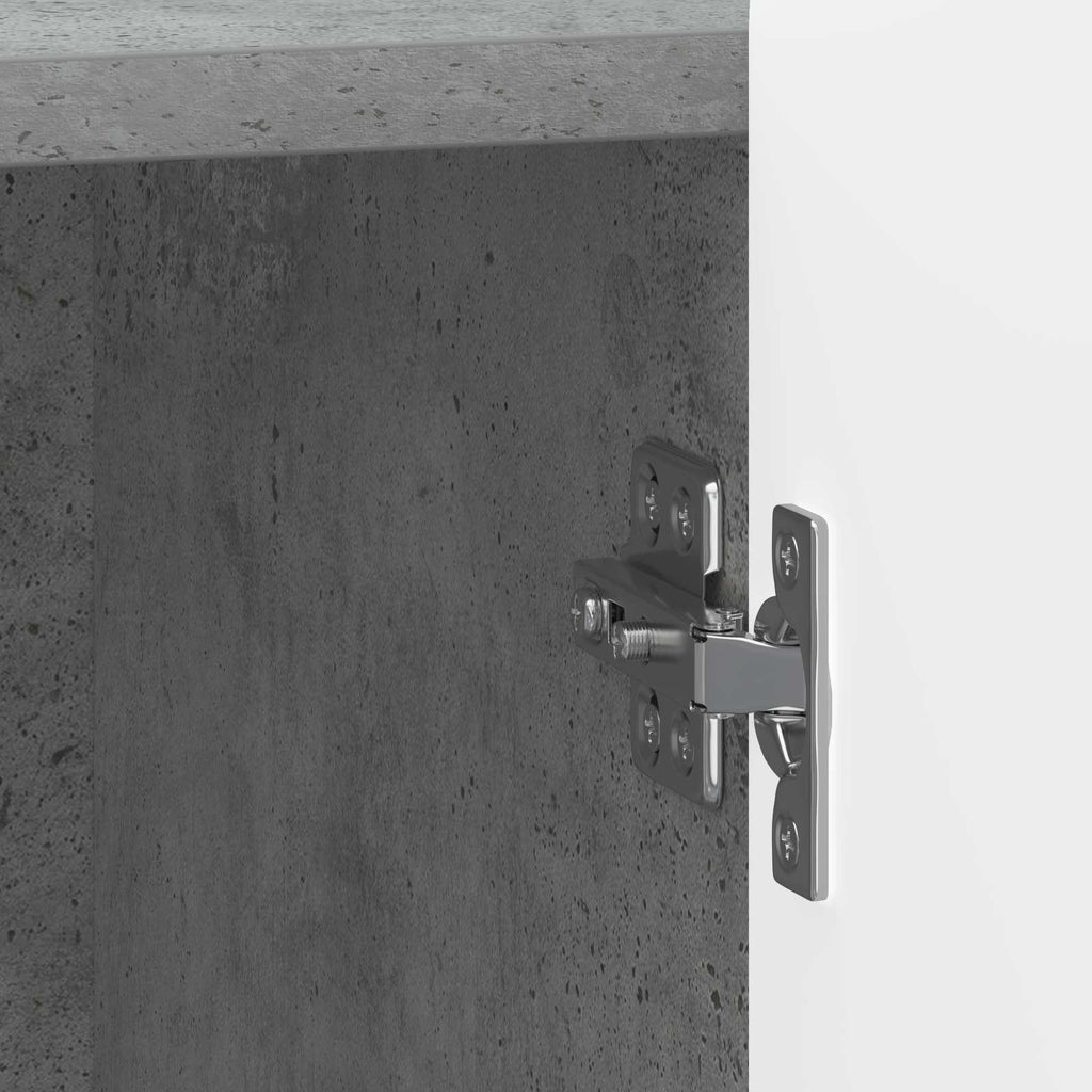 vidaXL Szafka Nocna 2 pcs Betonowy szary 43 x 34,5 x 52 cm