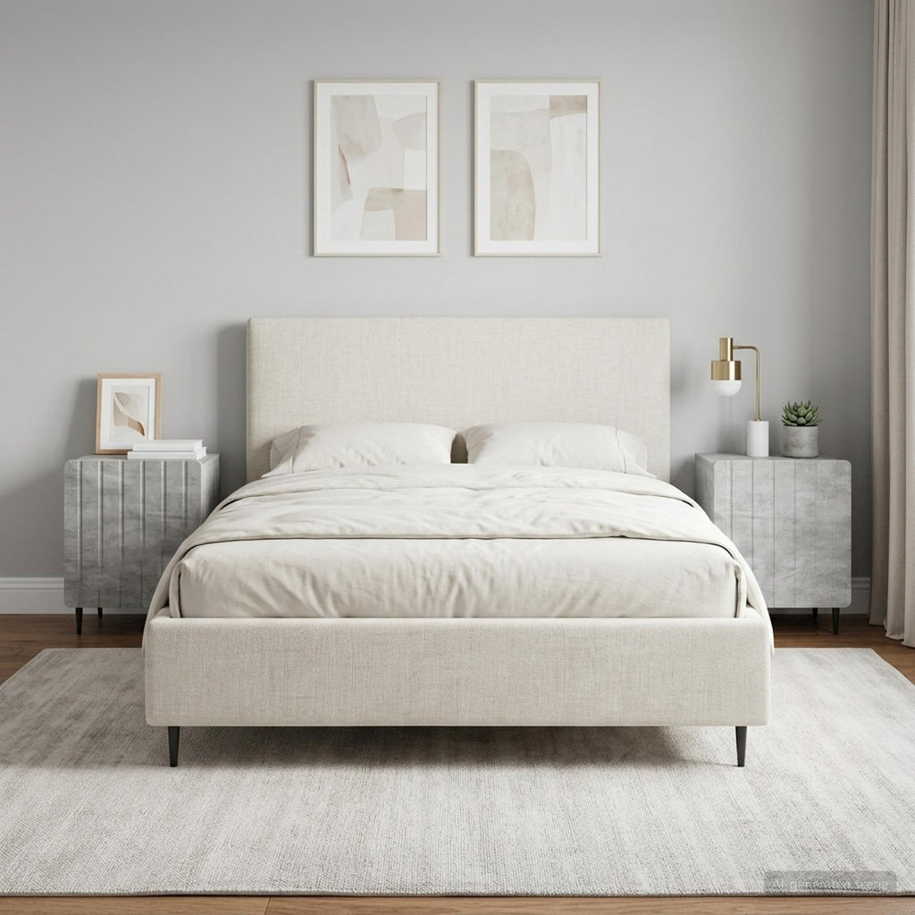 vidaXL Szafka Nocna 2 szt. Betonowy szary 43 x 34,5 x 52 cm