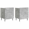 vidaXL Szafka Nocna 2 pcs Betonowy szary 43 x 34,5 x 52 cm