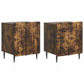 vidaXL Szafka Nocna 2 pcs Dąb wędzony 43 x 34,5 x 52 cm