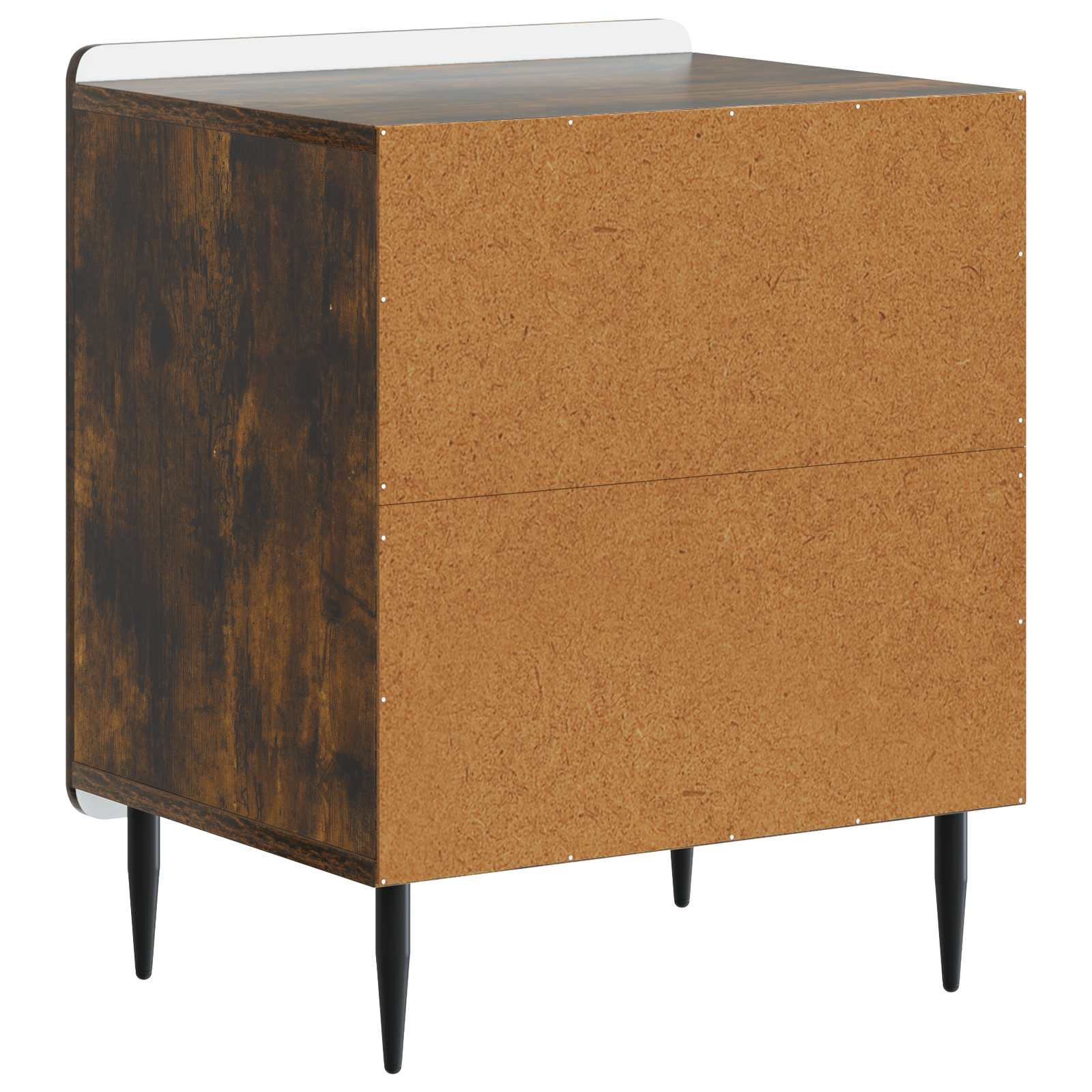 vidaXL Szafka Nocna 2 pcs Dąb wędzony 43 x 34,5 x 52 cm