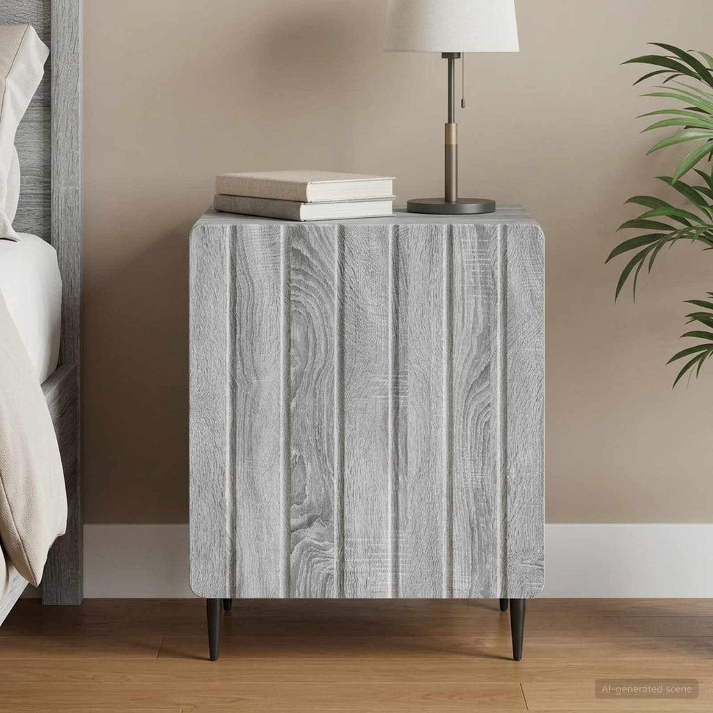 vidaXL Szafka Nocna Szary Sonoma 43 x 34,5 x 52 cm Drewno inżynieryjne