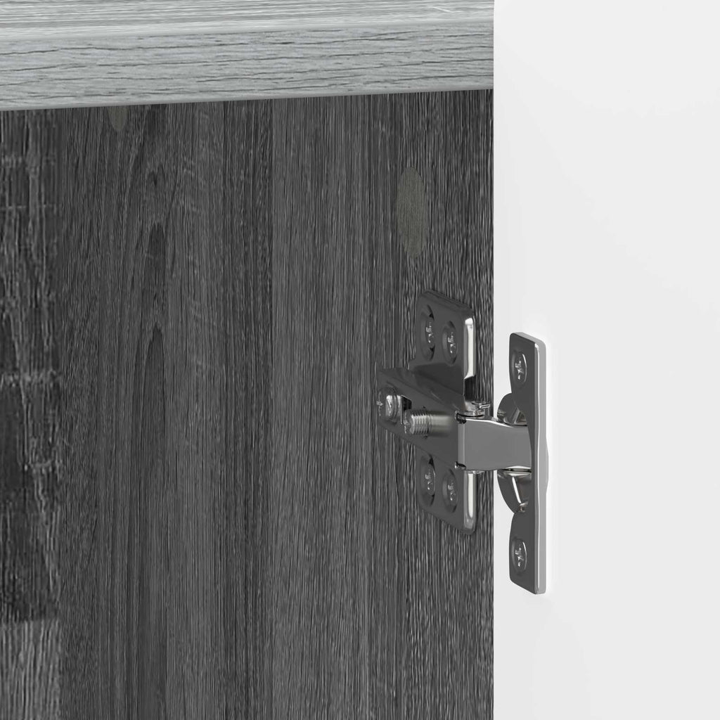 vidaXL Szafka Nocna 2 pcs Szary Sonoma 43 x 34,5 x 52 cm