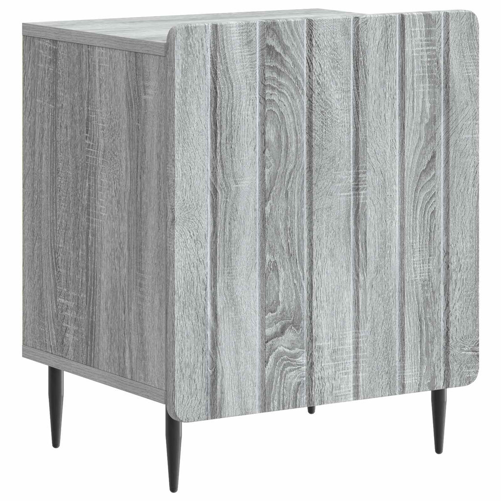 vidaXL Szafka Nocna 2 pcs Szary Sonoma 43 x 34,5 x 52 cm