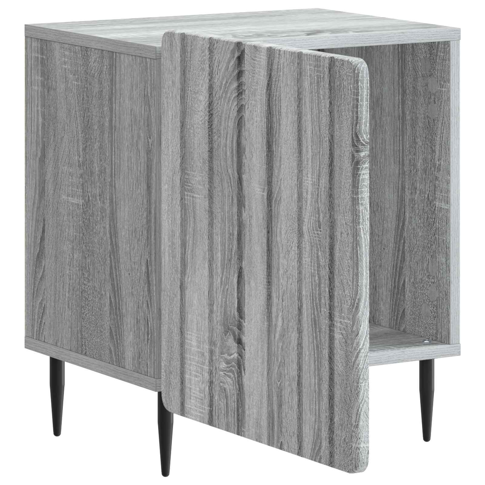 vidaXL Szafka Nocna 2 pcs Szary Sonoma 43 x 34,5 x 52 cm